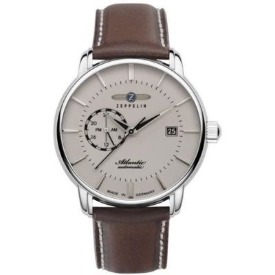 ZEPPELIN Montre Homme Atlantic Beige Z-8470-5 Marron 