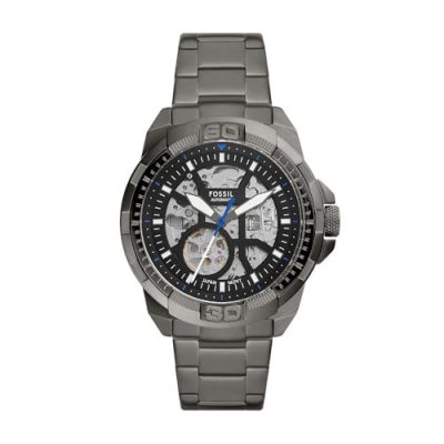 FOSSIL Montre Homme Automatic Noir ME3218 Gris 