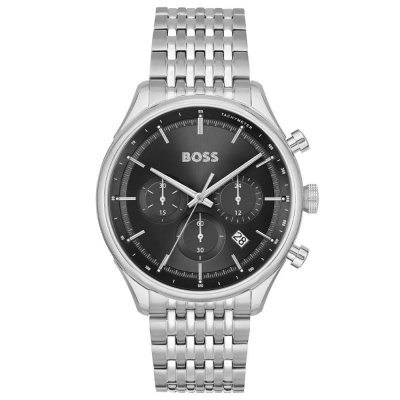 HUGO BOSS Montre Homme Boss Gregor 1514082 - Bracelet Acier Argent
