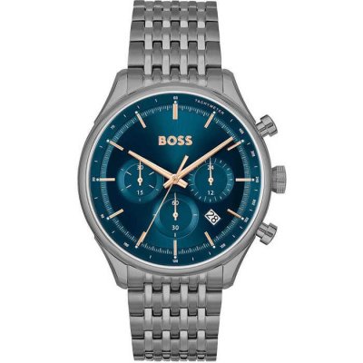 HUGO BOSS Montre Homme Boss Gregor 1514083 - Bracelet Acier Gris