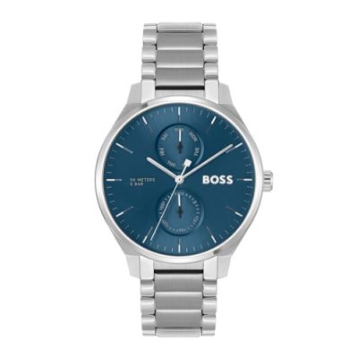 BOSS Montre Homme  Tyler 1514106 - Bracelet Acier Argent