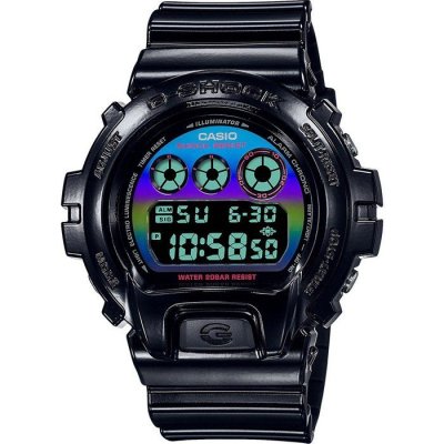 CASIO Montre Homme  DW-6900RGB-1ER - Bracelet Tissu Noir