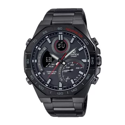 EDIFICE Montre Homme CASIO ECB-950DC-1AEF - Bracelet Acier Noir