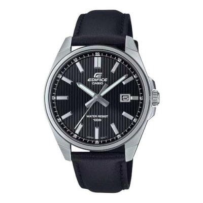 CASIO Montre Homme  Edifice Classic - EFV-150L-1AVUEF Bracelet Cuir
