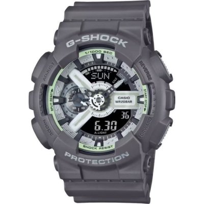 CASIO Montre Homme  G-shock Blanc, Noir GA-110HD-8AER