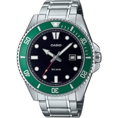 CASIO Montre Homme  MDV-107D-3AVEF - Bracelet Acier Argent