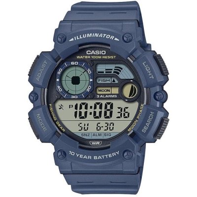 CASIO Montre Homme  WS-1500H-2AVEF - Bracelet R&eacute;sine Bleu