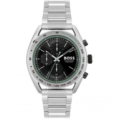 HUGO BOSS Montre Homme Center Court Noir 1514023 Gris BOSS