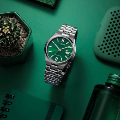 CITIZEN Montre Homme  TSUYOSA NJ0150-81X - Bracelet Acier Argent