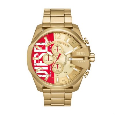 DIESEL Montre Homme  DZ4642 - Bracelet Acier Dor&eacute;