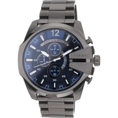 DIESEL Montre Homme  Mega Chief DZ4329 Bracelet anthracite en acier