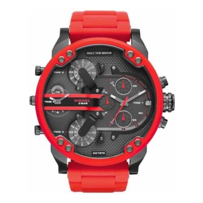DIESEL Montre Homme  Mr Daddy Dz7370 Rouge