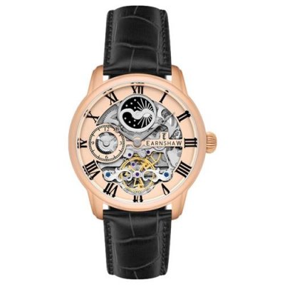 THOMAS EARNSHAW Montre Homme Earnshaw ES80060E Bracelet s Automatique Longitude 