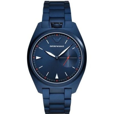 EMPORIO ARMANI Montre Homme  en Acier Bleu