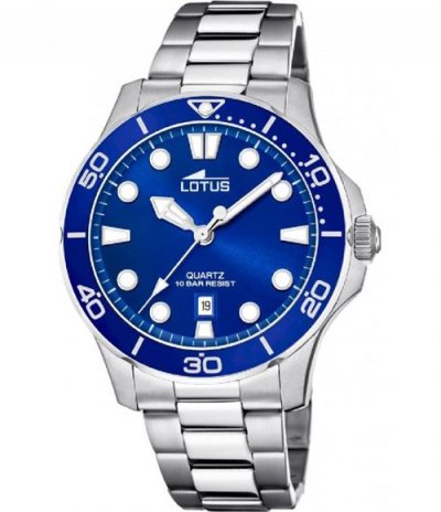 LOTUS Montre Homme Excellent Bleu 18759/1 Gris 