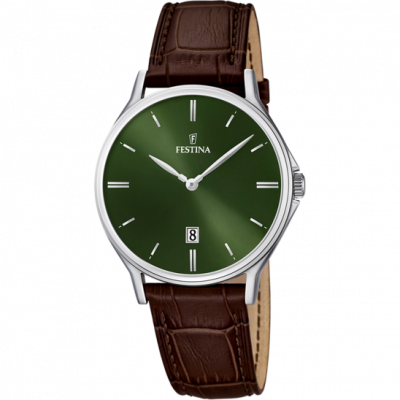 FESTINA Montre Homme  Correa Clasico - F16745-6 Bracelet Cuir Marron
