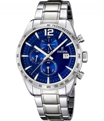 FESTINA Montre Homme  F16759/3 Chronographe acier
