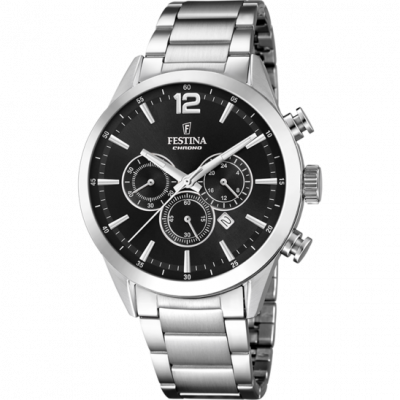 FESTINA Montre homme  F20343-8 - Bracelet Acier