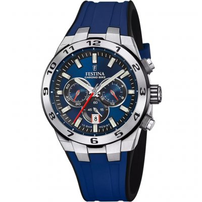 FESTINA Montre Homme  - F20671-1 Bracelet R&eacute;sine Bleu