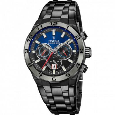 FESTINA Montre Homme  - F20673-1 Bracelet Acier Noir