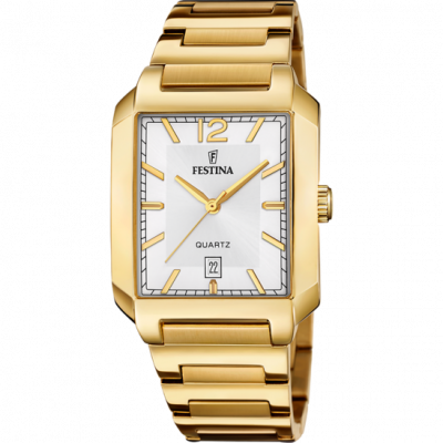 FESTINA Montre Homme  - F20678-2 Bracelet Acier Dor&eacute;