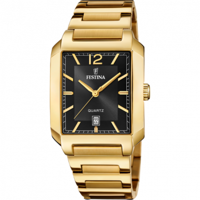 FESTINA Montre Homme  - F20678-4 Bracelet Acier Dor&eacute;