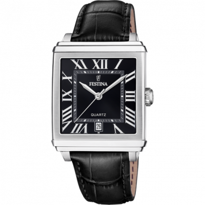 FESTINA Montre Homme  - F20681-3 Bracelet Cuir Noir