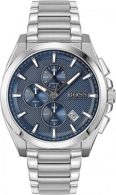 HUGO BOSS Montre Homme Grandmaster Bleu 1513884 Gris BOSS
