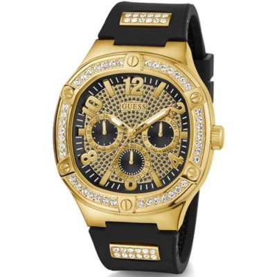 GUESS Montre Homme  Duke GW0641G2 - Bracelet Silicone Noir