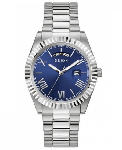 GUESS Montre Homme  MENS DRESS GW0265G7 - Bracelet Acier Argent