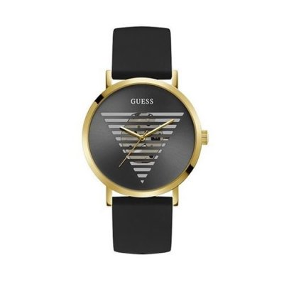 GUESS Montre Homme  MENS TREND GW0503G1 - Bracelet Silicone Noir