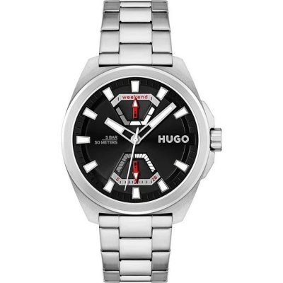 HUGO BOSS Montre Homme Hugo #EXPOSE 1530242 - Bracelet Acier Argent