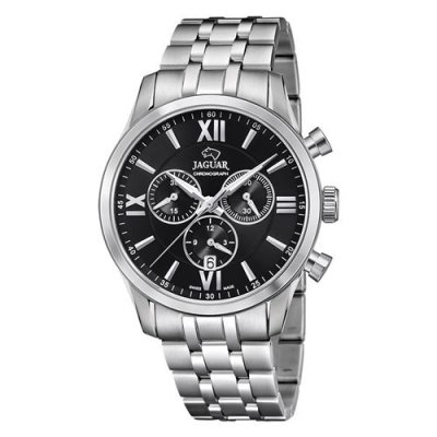 JAGUAR Montre Homme  J963/4 Noir Argent&eacute;