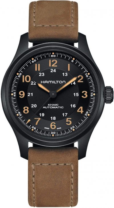 HAMILTON Montre Homme Khaki field Noir H70665533 Noir 