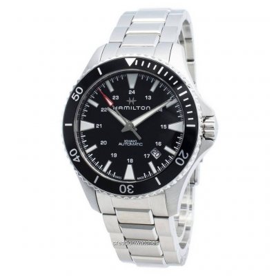 HAMILTON Montre Homme Khaki navy Noir H82335131 Gris 