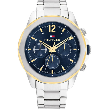TOMMY HILFIGER Montre Homme Lars Bleu fonc&eacute; 1792059 Gris 
