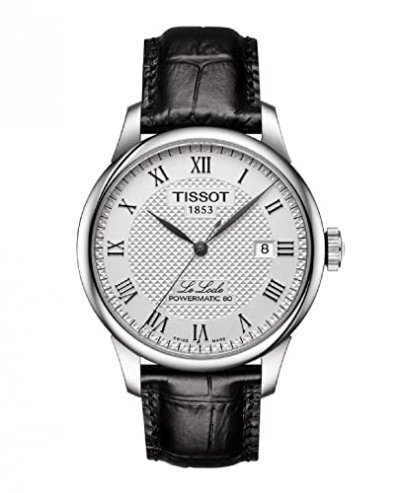 TISSOT Montre Homme Le locle Argent&eacute; T0064071603300 Noir 