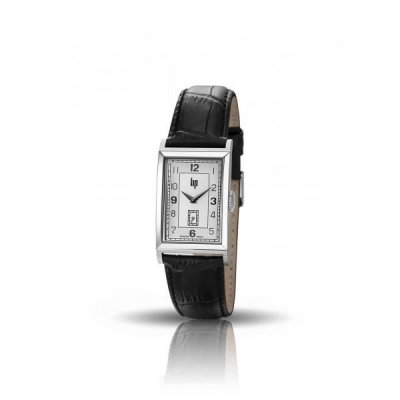 LIP Montre homme  "CHURCHILL" 41.5 mm cadran argent&eacute; - 671270