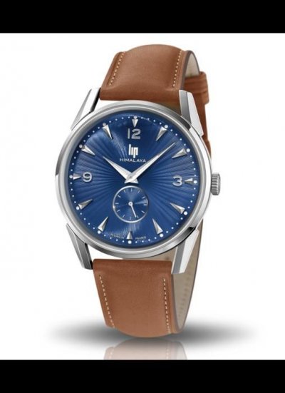 LIP Montre Homme  Montres 671543 - Bracelet Cuir Marron - HIMALAYA