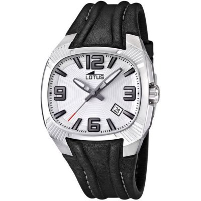 LOTUS Montre Homme  Enjoy Doom L15759/1 Bracelet en cuir noir