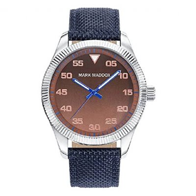 MARK MADDOX Montre Homme  Mod. Hc2005-65 - Acier - 41mm - Nylon - Etanche30 Me Dsp