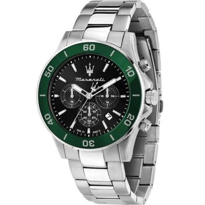 MASERATI Montre Homme  Competizione - R8873600008 Bracelet Acier Argent