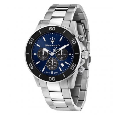 MASERATI Montre Homme  Competizione - R8873600009 Bracelet Acier Argent
