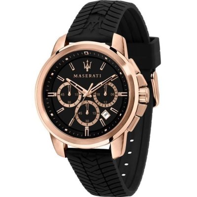 MASERATI Montre Homme  En Acier Noir