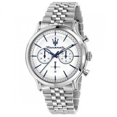 MASERATI Montre Homme  Epoca - R8873618034 Bracelet Acier Argent
