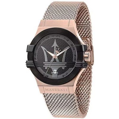 MASERATI Montre Homme  POTENZA R8853108009 - Bracelet Acier Dor&eacute; rose