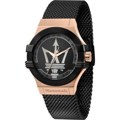MASERATI Montre Homme  POTENZA R8853108010 - Bracelet Acier Noir