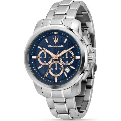 MASERATI Montre Homme  Successo  - R8873621037 Bracelet Acier Argent