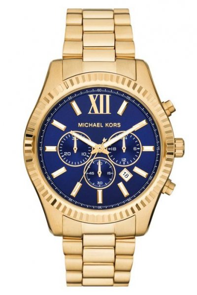 MICHAEL KORS Montre Homme  Lexington - MK9153 Bracelet Acier Dor&eacute;
