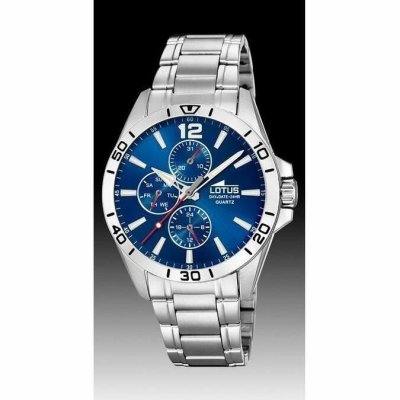LOTUS Montre Homme Multifonctions Bleu 18812/1 Gris 